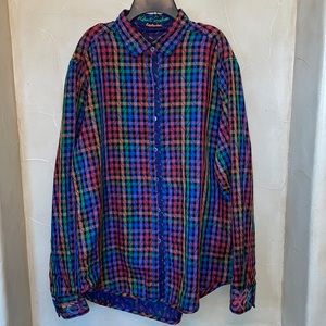 Robert Graham Dress Shirt Size   Medium